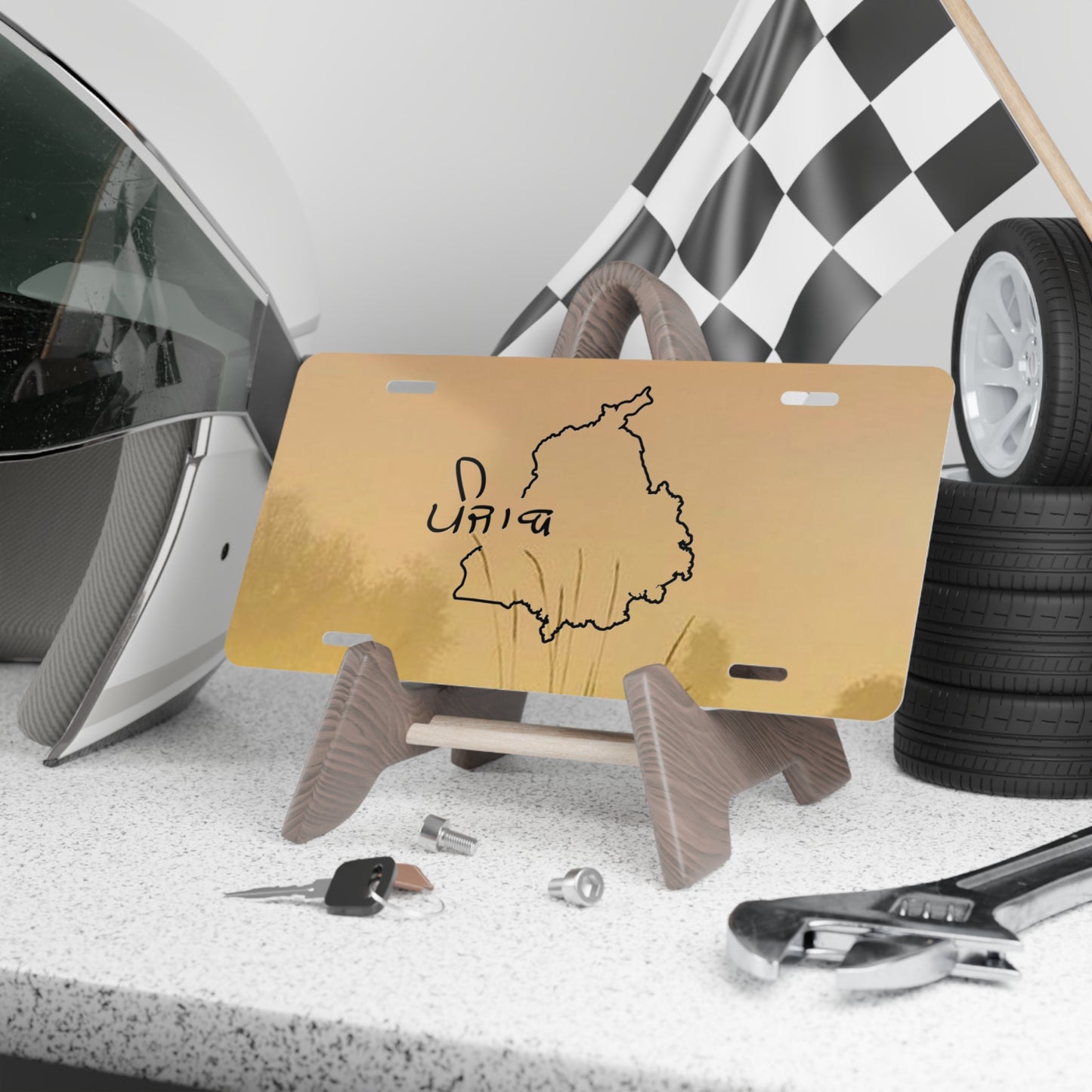 Custom car plate Punjab, Vanity Plate