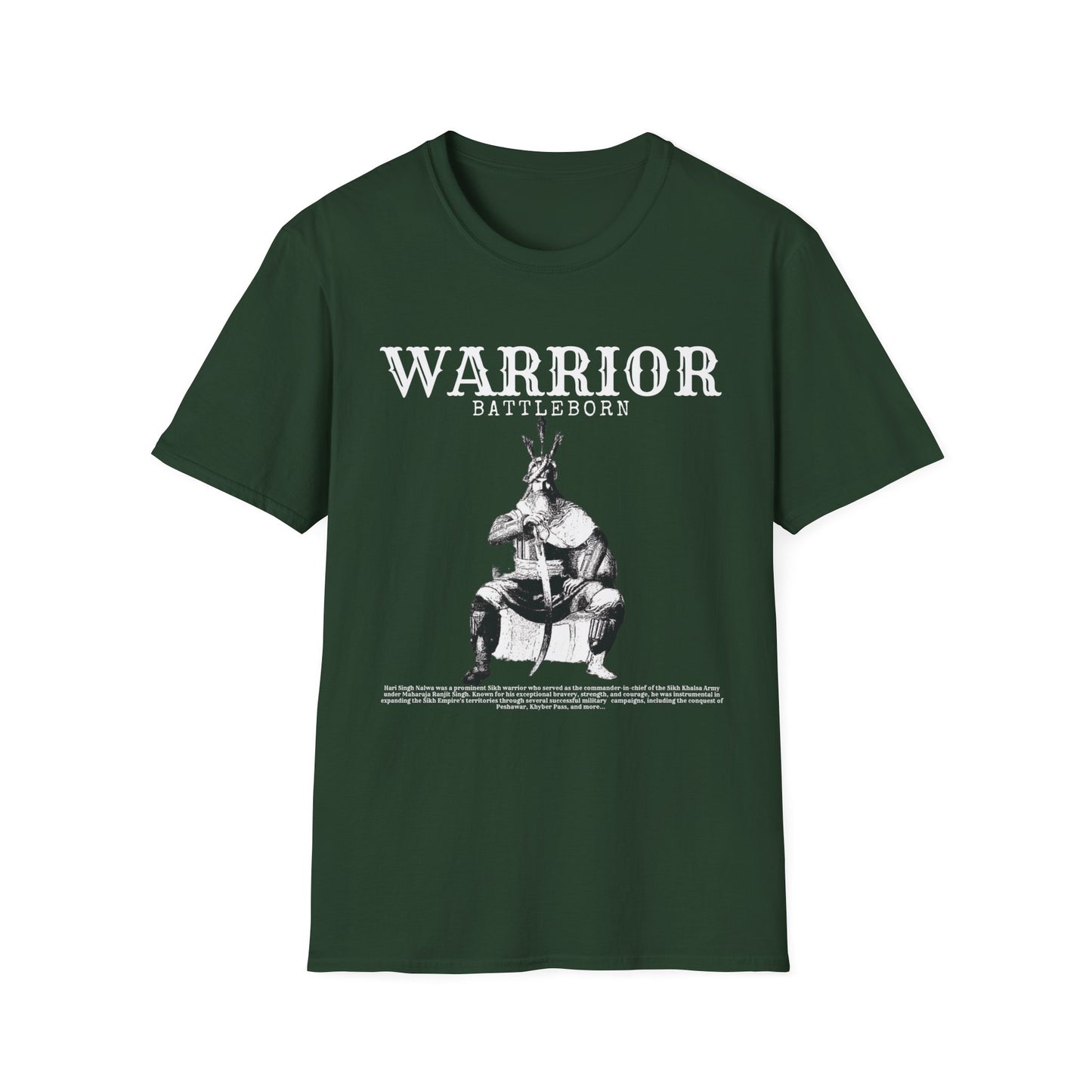 Hari Singh Nalwa Sikh T-Shirt, Punjabi Warrior Tee, Cultural Gift, Sikhism Apparel, India History Shirt