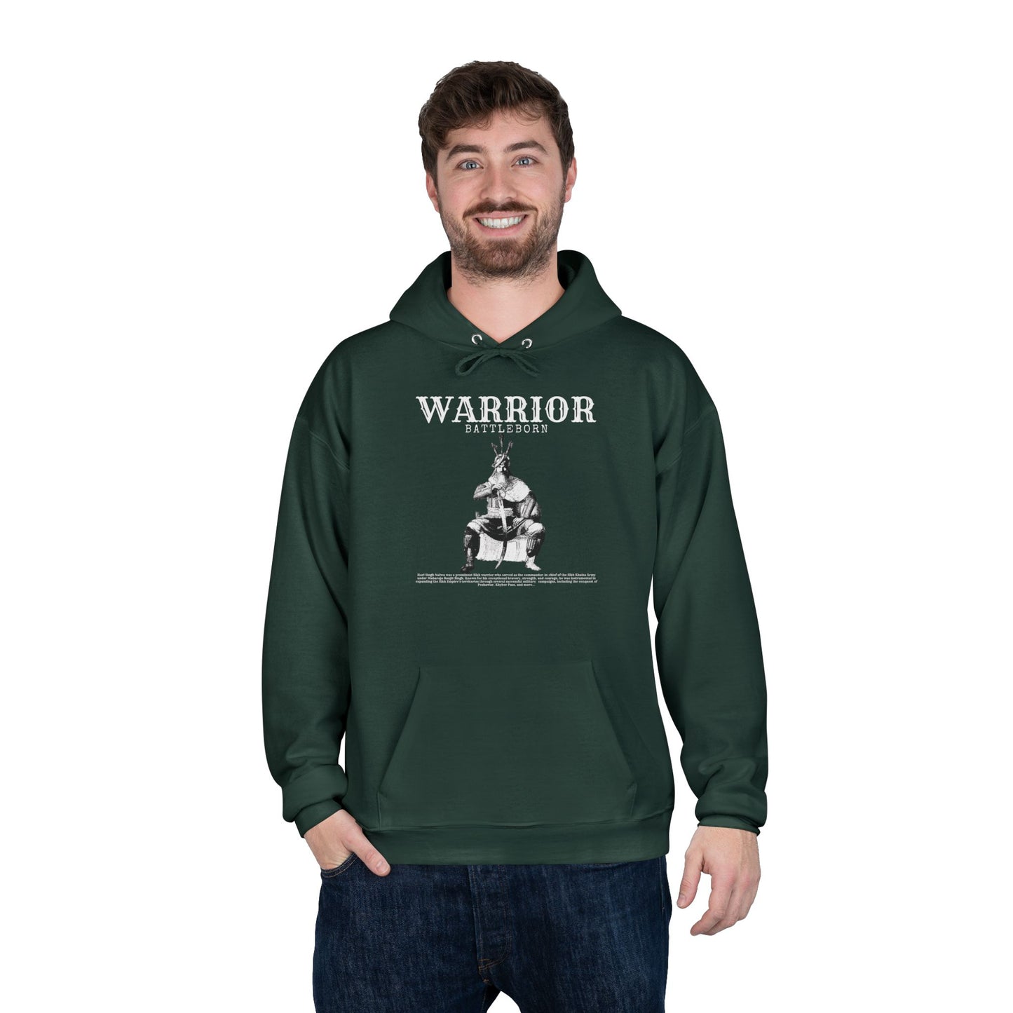 Hari Singh Nalwa Hoodie Sikh Warrior Tribute Apparel, Sikh Heritage Hoodie, Hari Singh Nalwa Design