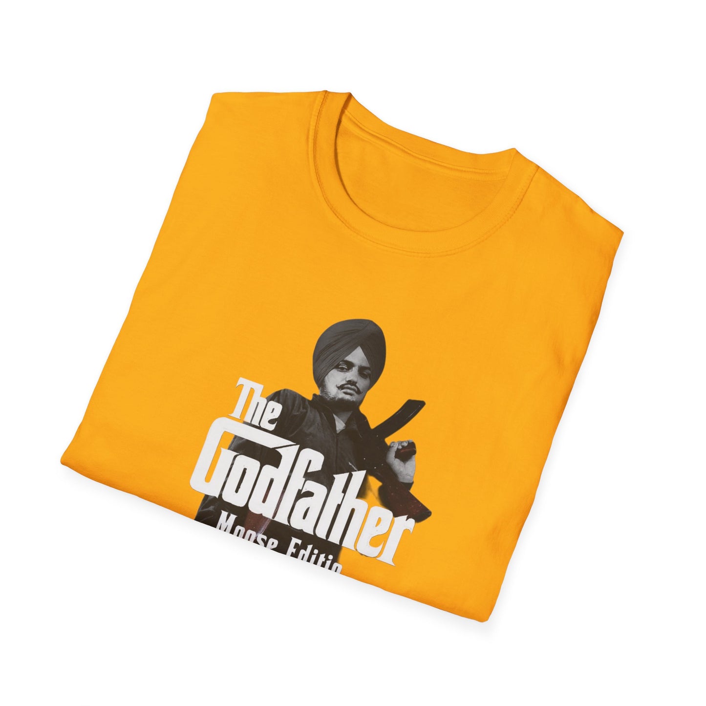 Sidhu Moosewala T-Shirt, The Godfather Moose Edition Design, Punjabi Singer Tribute T-Shirt, Sidhu Moosewala Graphic Tee