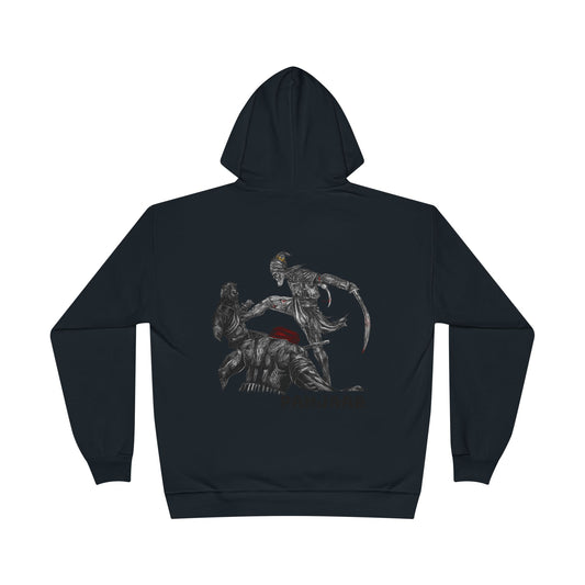 Sikh Warrior Fighting Unisex Softstyle Hoodie, Punjabi Hoodie, Indian Heritage Clothing, Historical Battle Hoodie, Turban