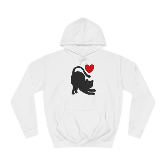 Funny Cat Love Hoodie, Cute Animal Sweatshirt, Kitten Graphic Jumper, Cat Lady Gift, Pet Lover Apparel