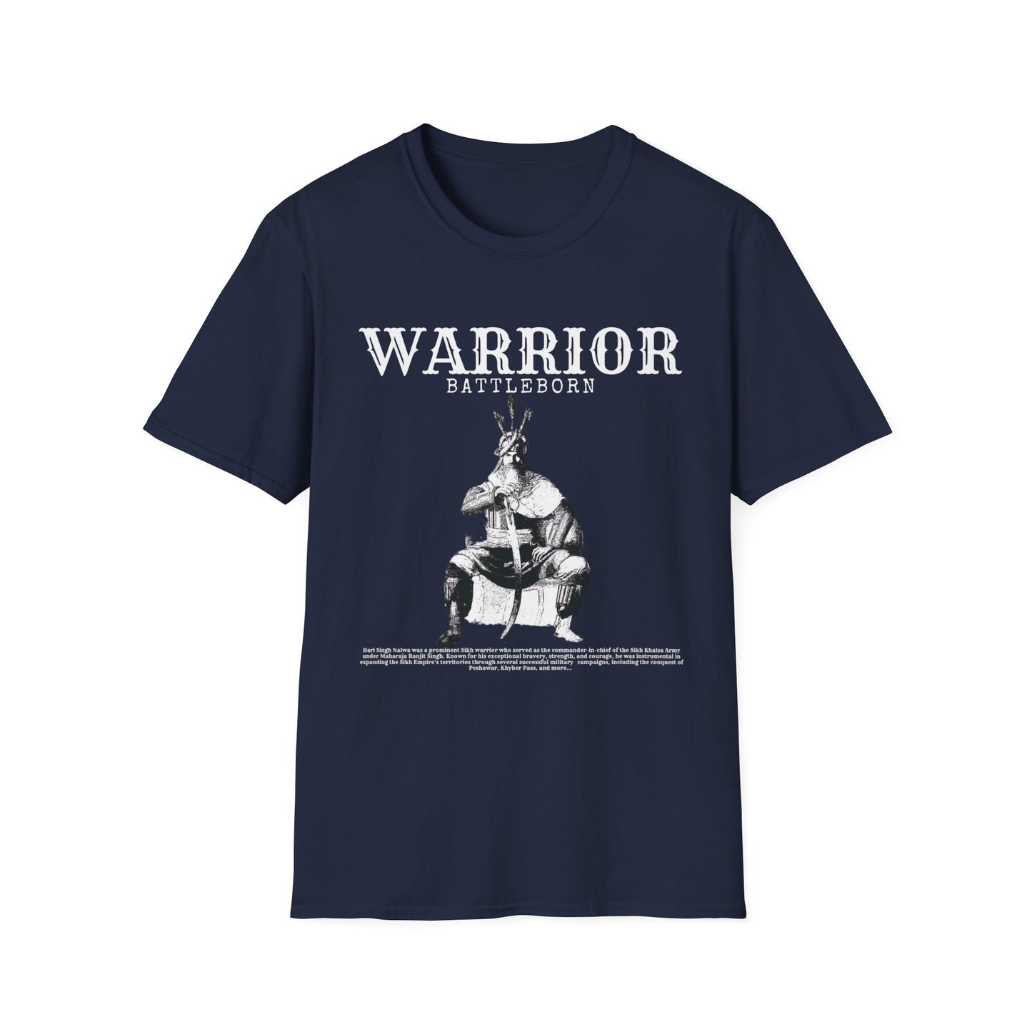 Hari Singh Nalwa Sikh T-Shirt, Punjabi Warrior Tee, Cultural Gift, Sikhism Apparel, India History Shirt
