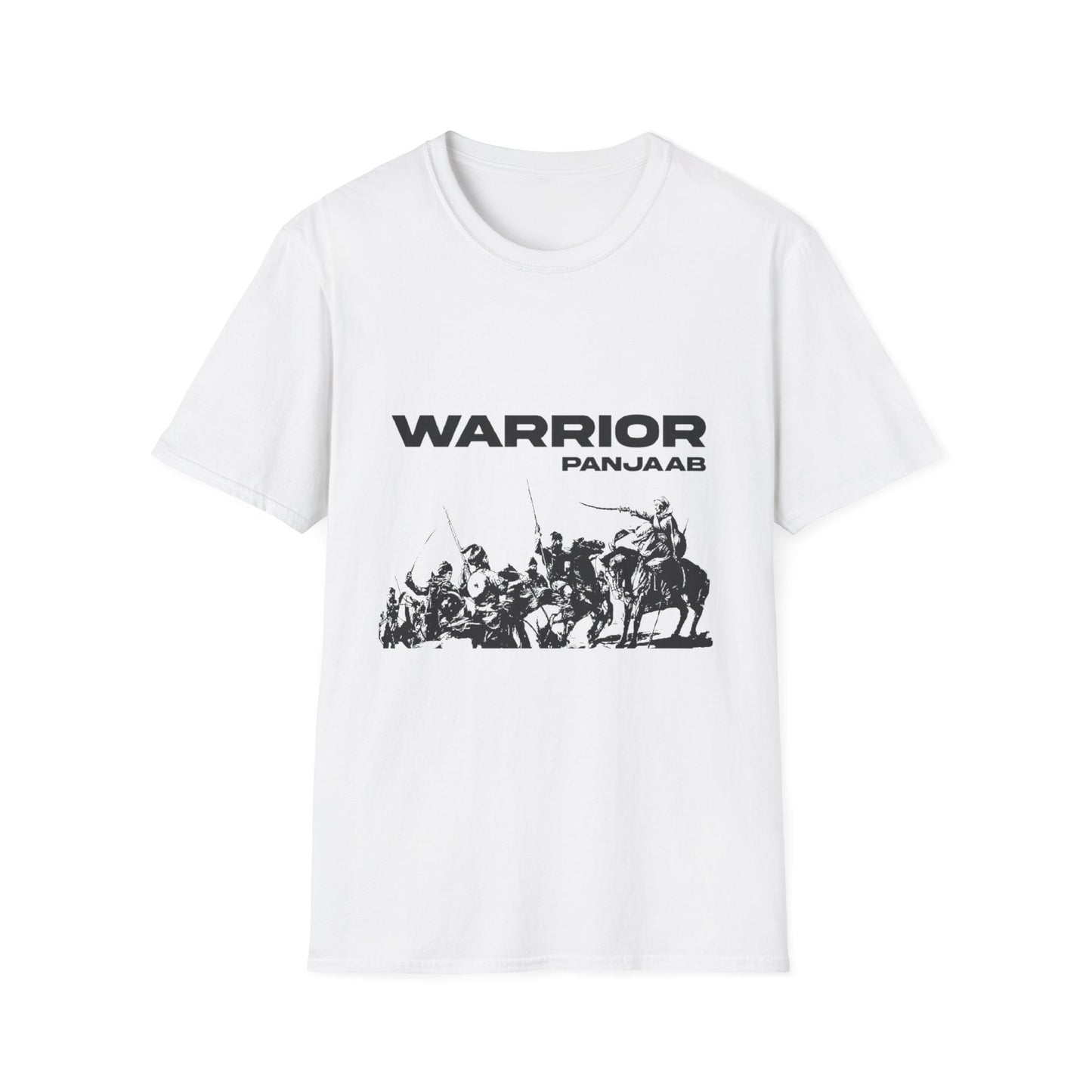Warrior Punjab T-Shirt, Sikh Battle Scene Graphic Design, Punjabi Warrior T-Shirt, Punjab Historical Battle Art