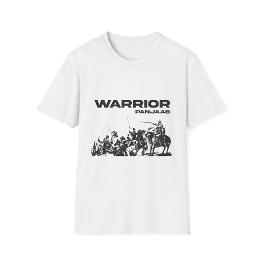 Warrior Punjab T-Shirt, Sikh Battle Scene Graphic Design, Punjabi Warrior T-Shirt, Punjab Historical Battle Art