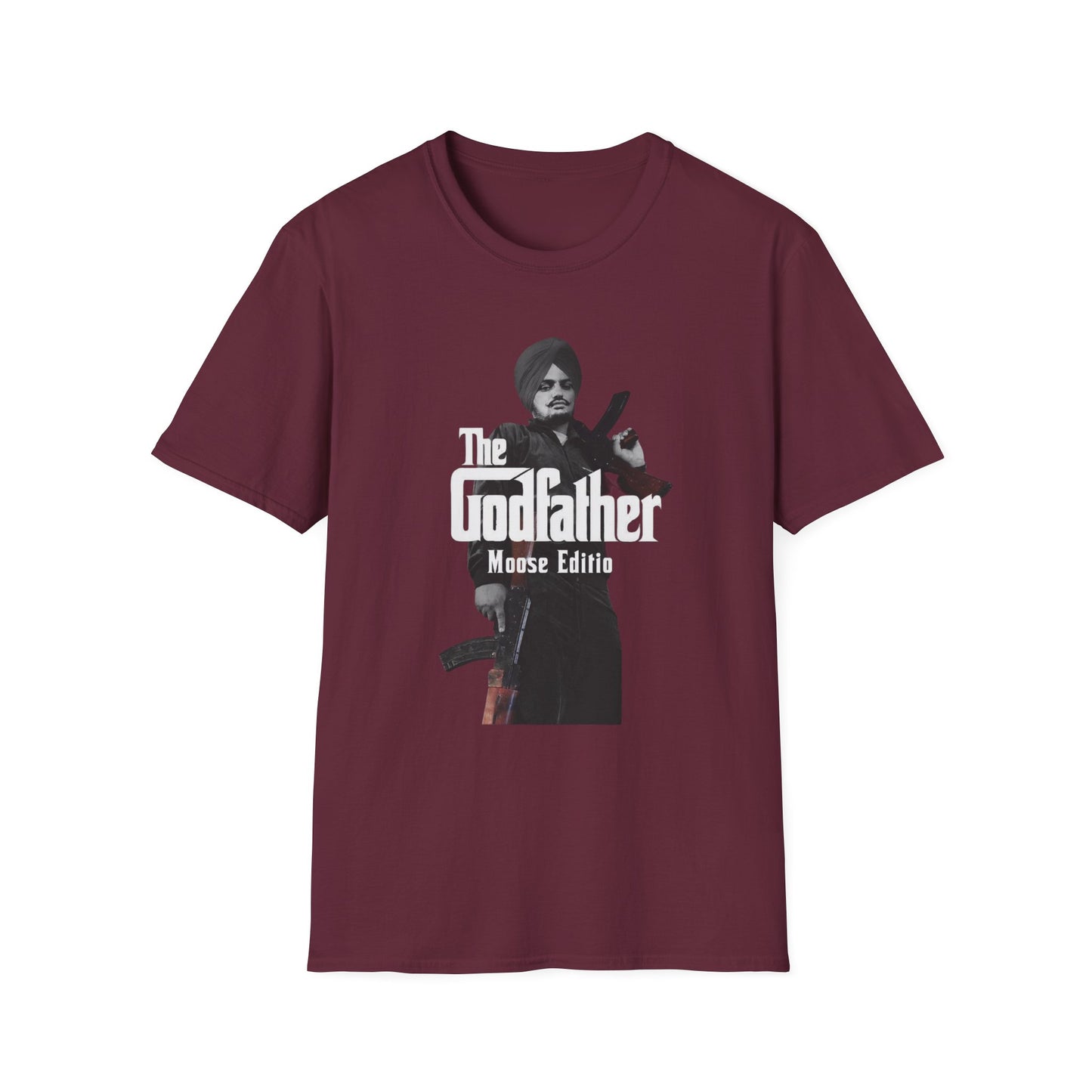 Sidhu Moosewala T-Shirt, The Godfather Moose Edition Design, Punjabi Singer Tribute T-Shirt, Sidhu Moosewala Graphic Tee