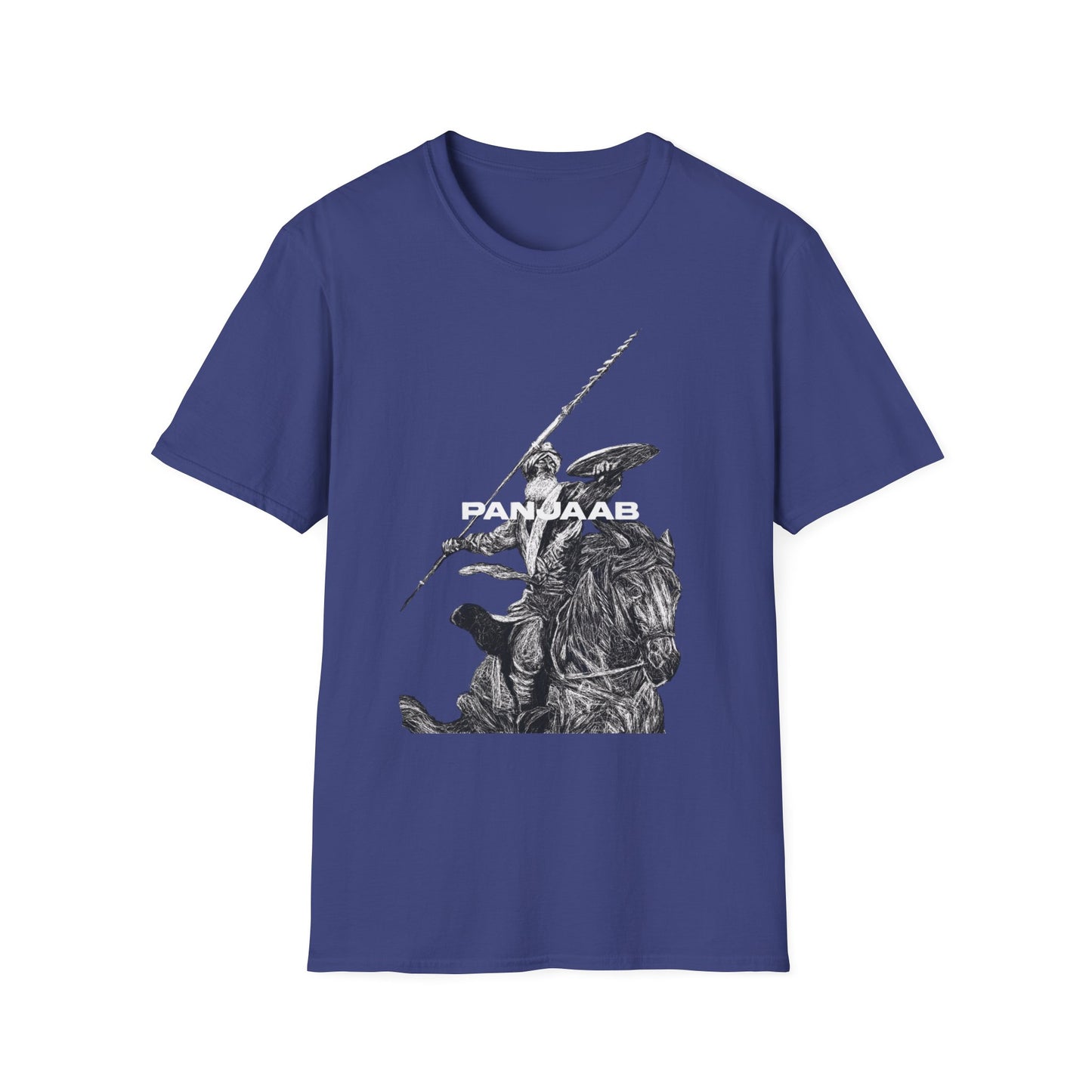 Warrior on a Horse T-Shirt, Bold Historical Graphic Design, Epic Warrior on Horse Graphic Tee Historical Hero Design