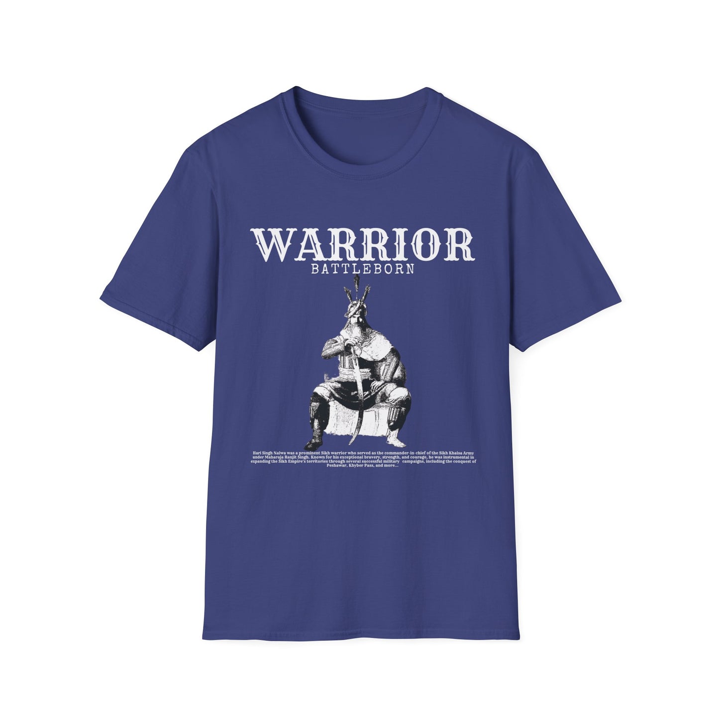 Hari Singh Nalwa Sikh T-Shirt, Punjabi Warrior Tee, Cultural Gift, Sikhism Apparel, India History Shirt