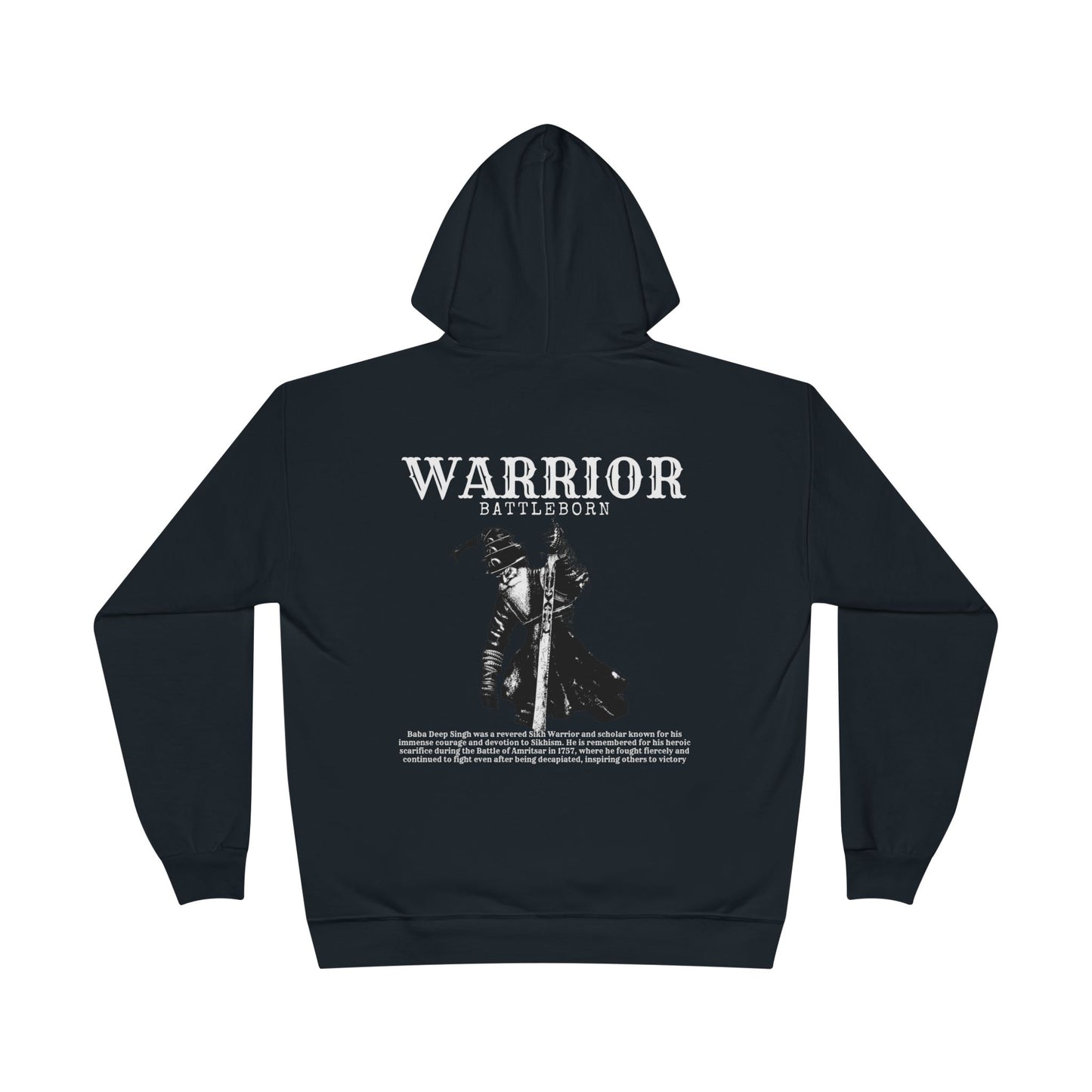 Baba Deep Singh Hoodie, Sikh punjabi Warrior, Punjabi Hoodie, Sikh Gift, Unisex Hoodie, Punjabi Pride Hoodie, Soft Cotton Hoodie