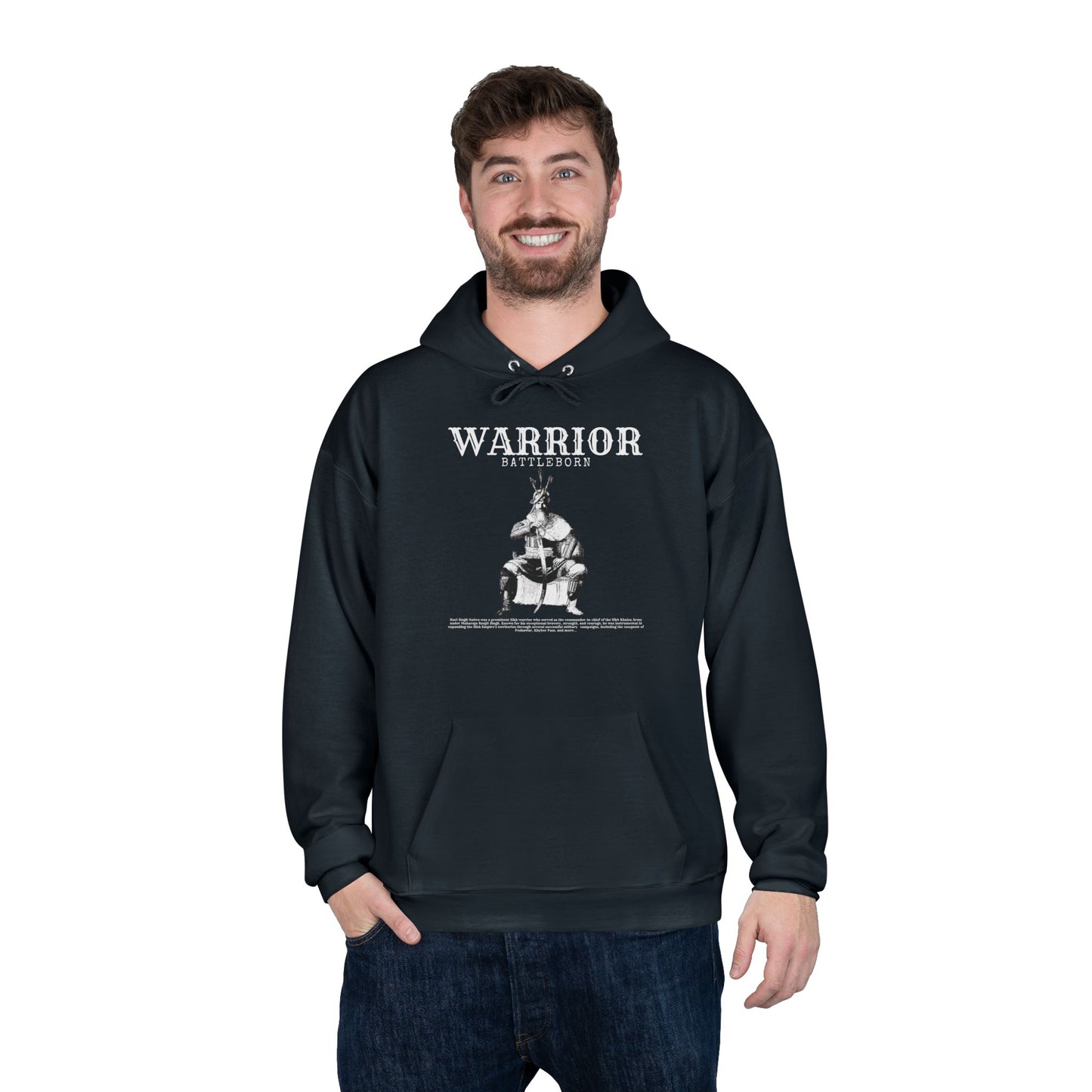 Hari Singh Nalwa Hoodie Sikh Warrior Tribute Apparel, Sikh Heritage Hoodie, Hari Singh Nalwa Design
