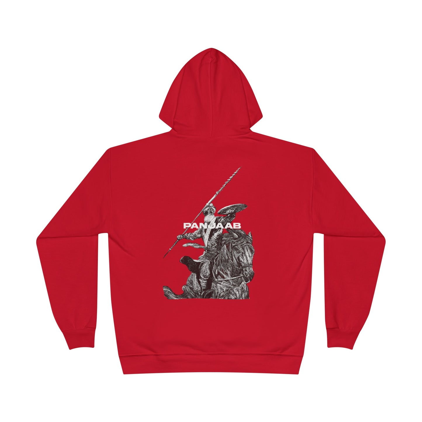 Warrior on a Horse Hoodie, Bold Historical Graphic Design, Epic Warrior on Horse Graphic Hoodie Historical Hero Design