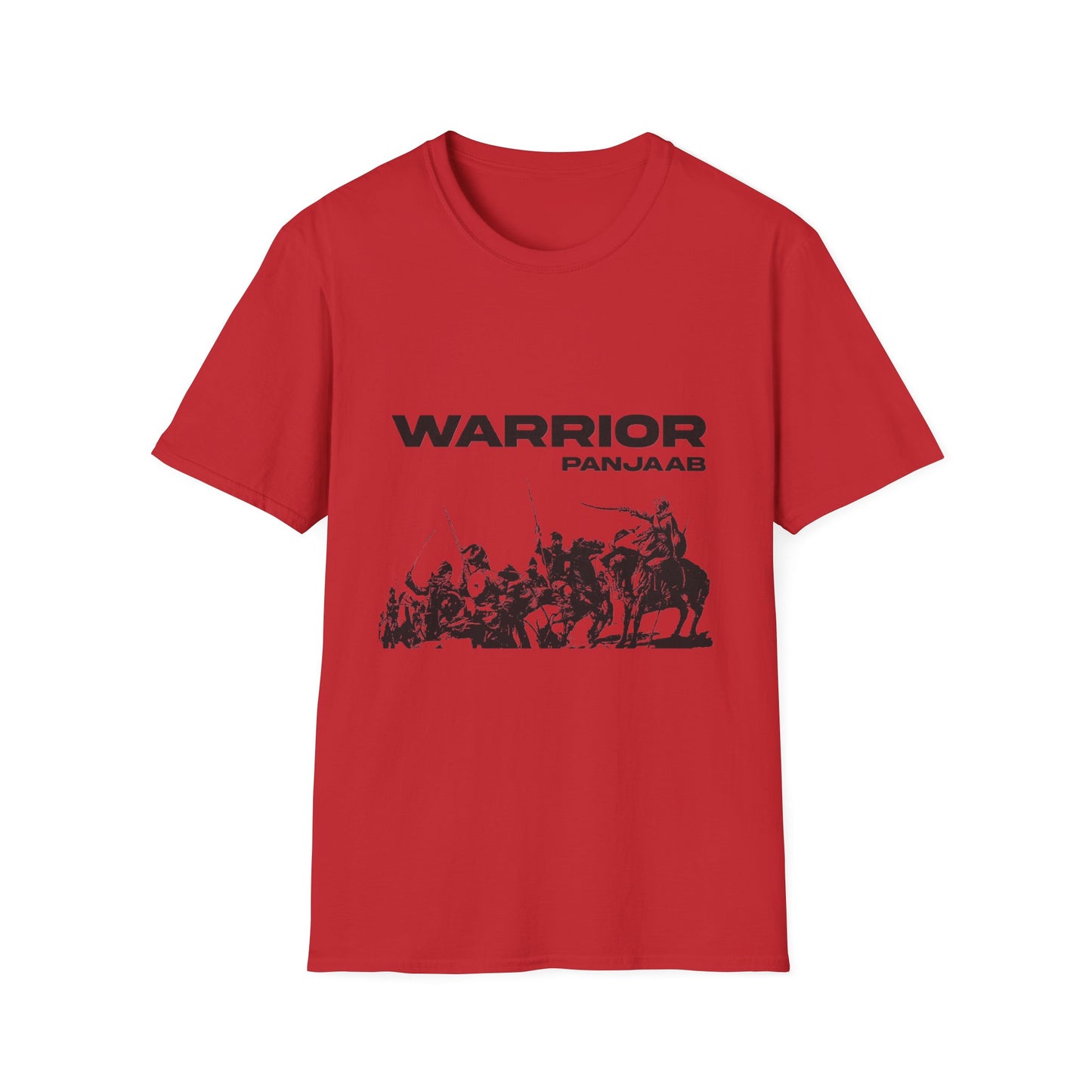Warrior Punjab T-Shirt, Sikh Battle Scene Graphic Design, Punjabi Warrior T-Shirt, Punjab Historical Battle Art