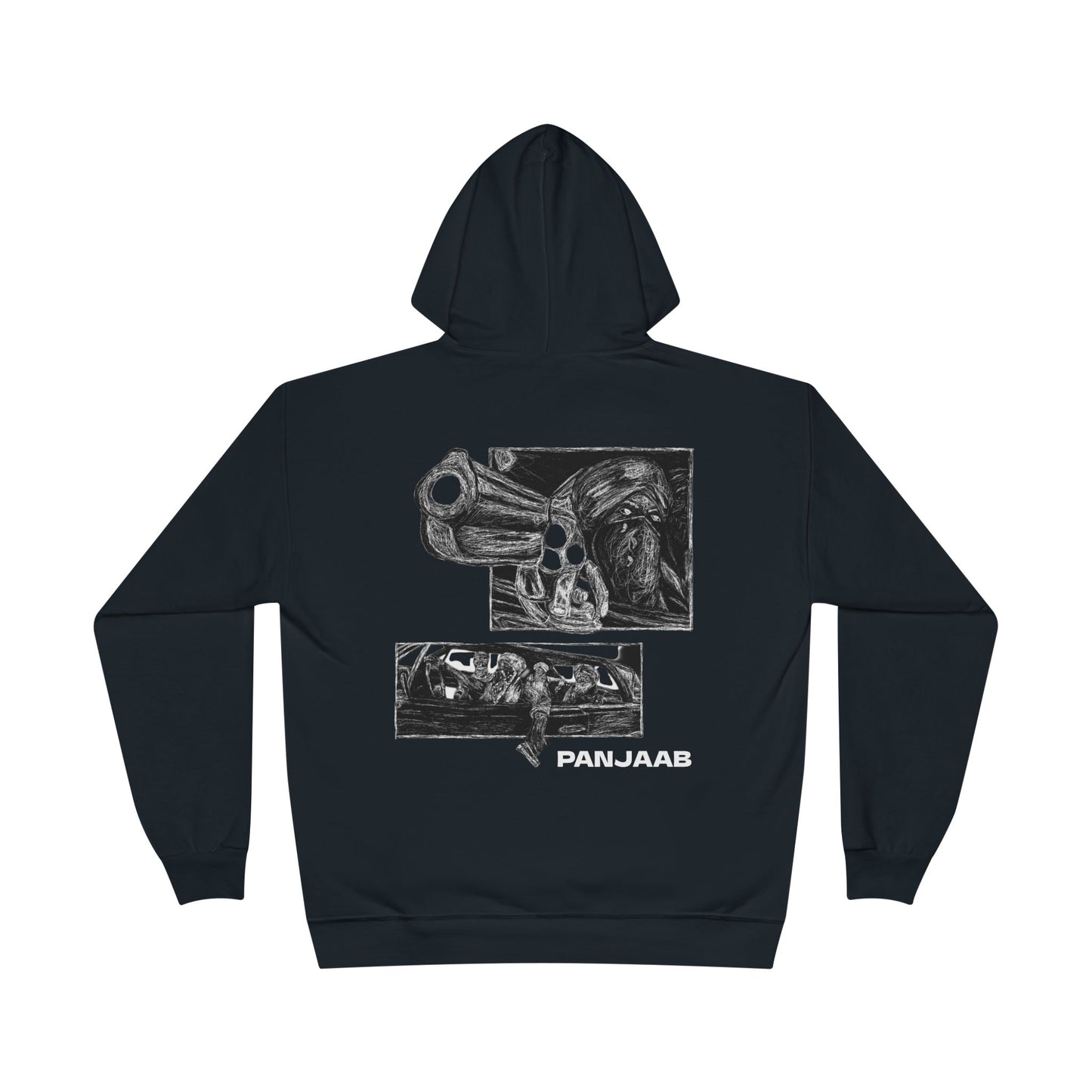 Punjabi Gangster Style Hoodie, Desi Hip Hop Hoodie, Urban Streetwear Hoodie, Bollywood Fashion Hoodie, Cool Punjabi Graphic Hoodie