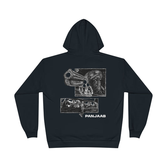 Punjabi Gangster Style Hoodie, Desi Hip Hop Hoodie, Urban Streetwear Hoodie, Bollywood Fashion Hoodie, Cool Punjabi Graphic Hoodie