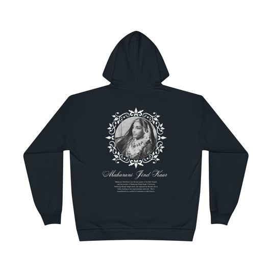 Maharani Jind Kaur Hoodie, Punjabi Queen Hoodie, Indian History Hoodie, Women's Graphic Top, South Asian Cultural Clothing