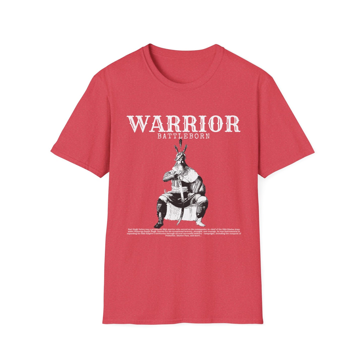 Hari Singh Nalwa Sikh T-Shirt, Punjabi Warrior Tee, Cultural Gift, Sikhism Apparel, India History Shirt