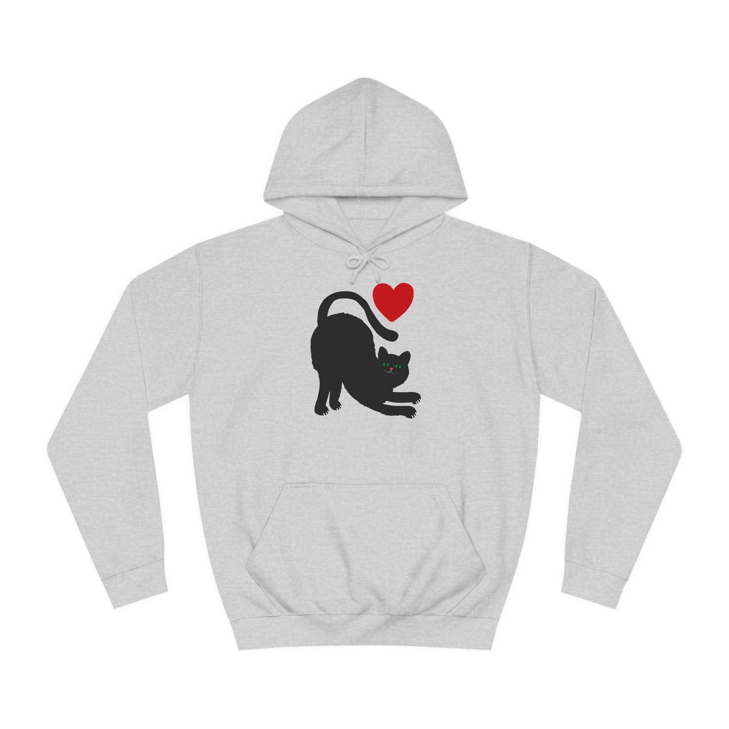Funny Cat Love Hoodie, Cute Animal Sweatshirt, Kitten Graphic Jumper, Cat Lady Gift, Pet Lover Apparel