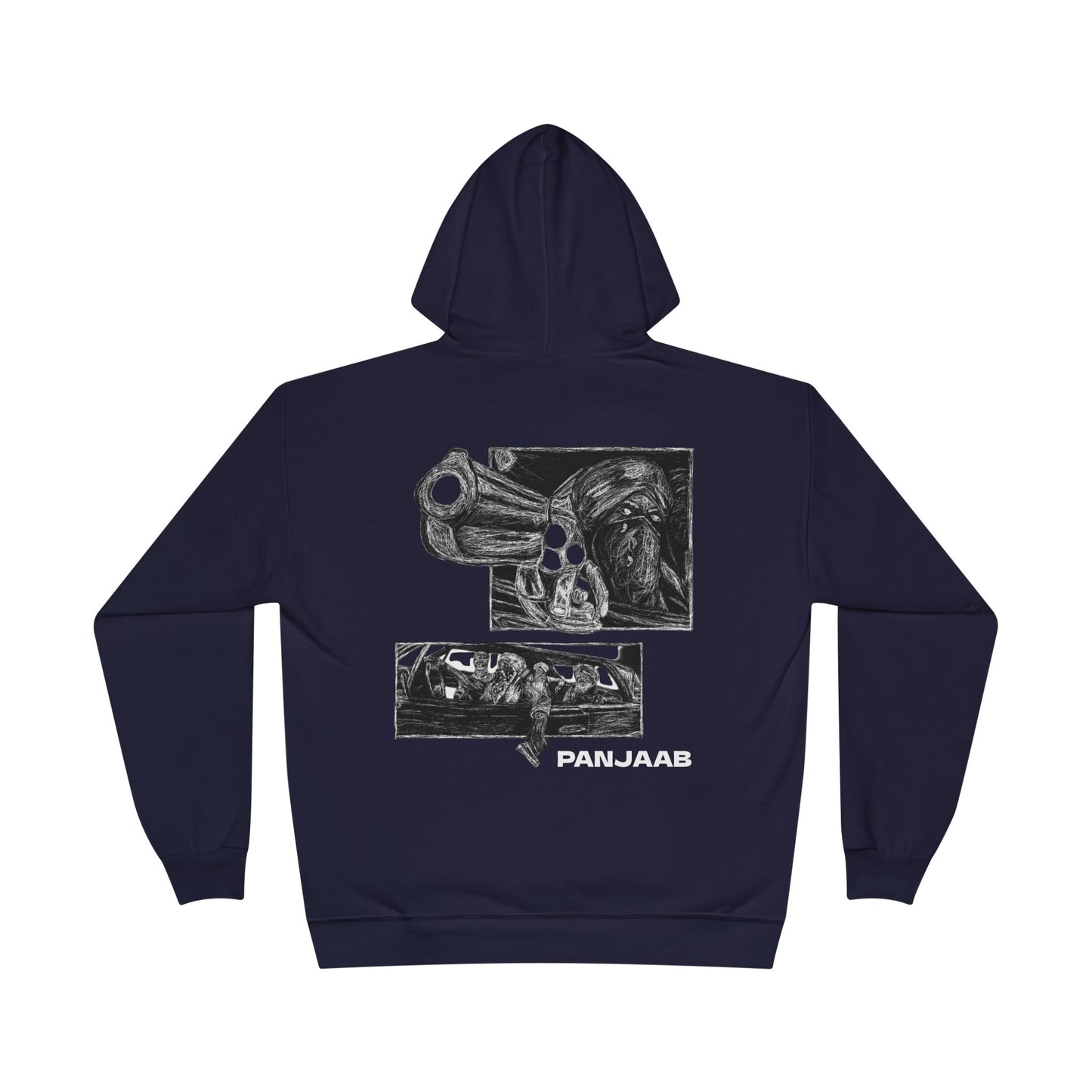 Punjabi Gangster Style Hoodie, Desi Hip Hop Hoodie, Urban Streetwear Hoodie, Bollywood Fashion Hoodie, Cool Punjabi Graphic Hoodie