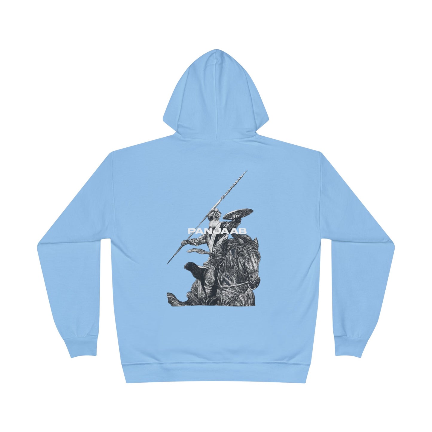 Warrior on a Horse Hoodie, Bold Historical Graphic Design, Epic Warrior on Horse Graphic Hoodie Historical Hero Design