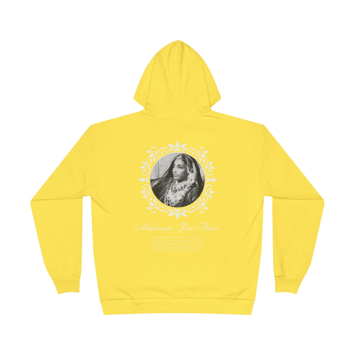Maharani Jind Kaur Hoodie, Punjabi Queen Hoodie, Indian History Hoodie, Women's Graphic Top, South Asian Cultural Clothing