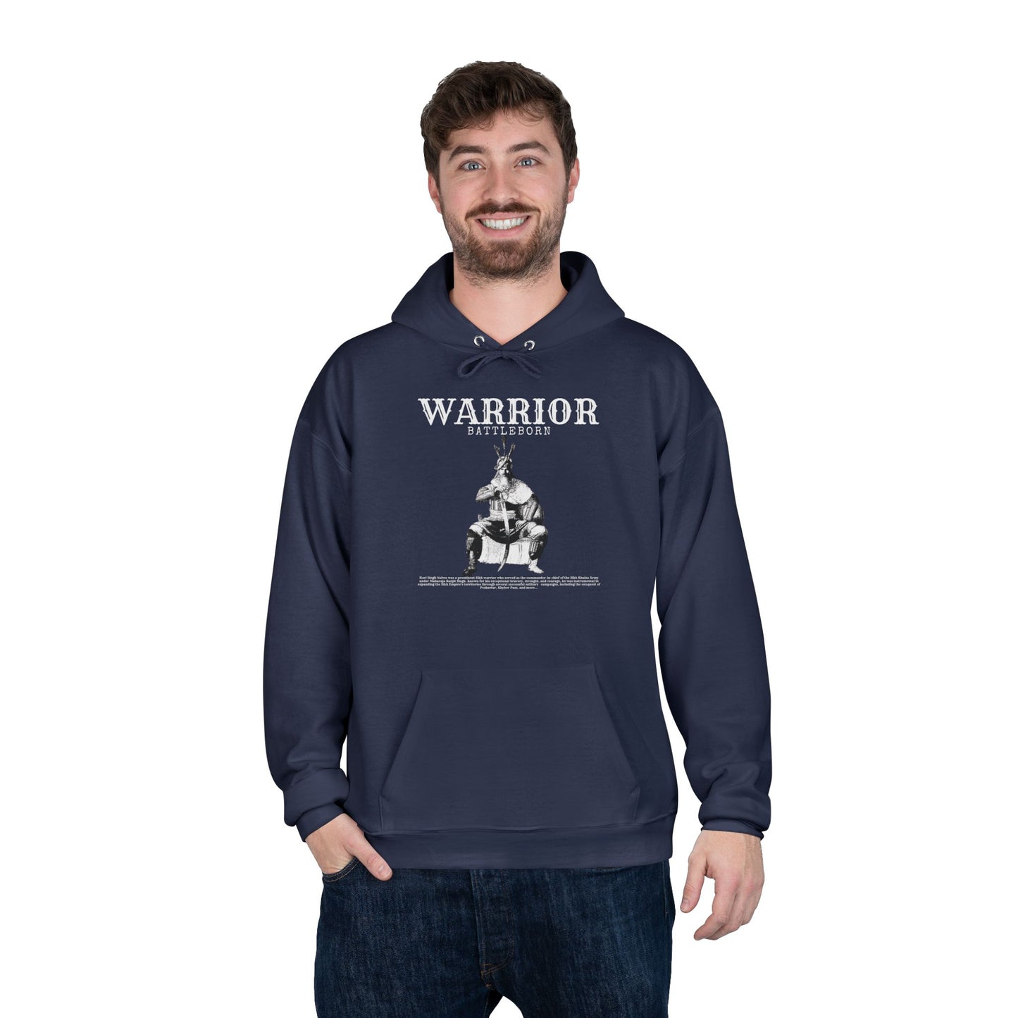 Hari Singh Nalwa Hoodie Sikh Warrior Tribute Apparel, Sikh Heritage Hoodie, Hari Singh Nalwa Design
