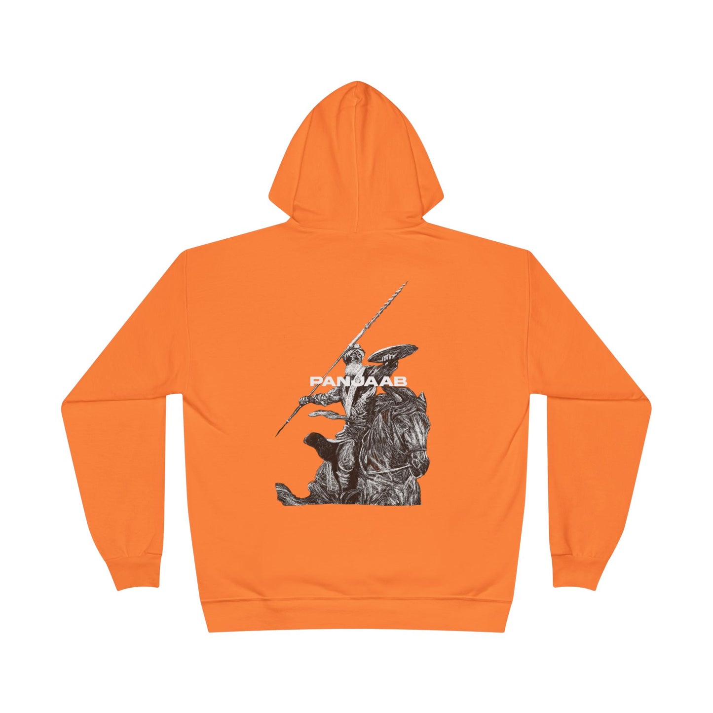 Warrior on a Horse Hoodie, Bold Historical Graphic Design, Epic Warrior on Horse Graphic Hoodie Historical Hero Design