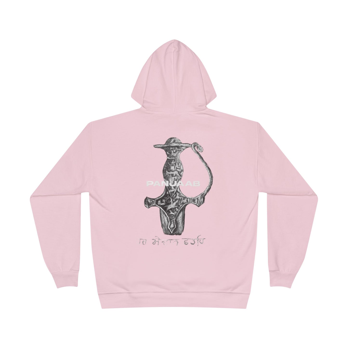 Punjabi Sword Graphic Hoodie, raj karega khalsa, Unisex Shirt for Sikh Culture Lovers, Indian Pride Gift, Punjab Souvenir,