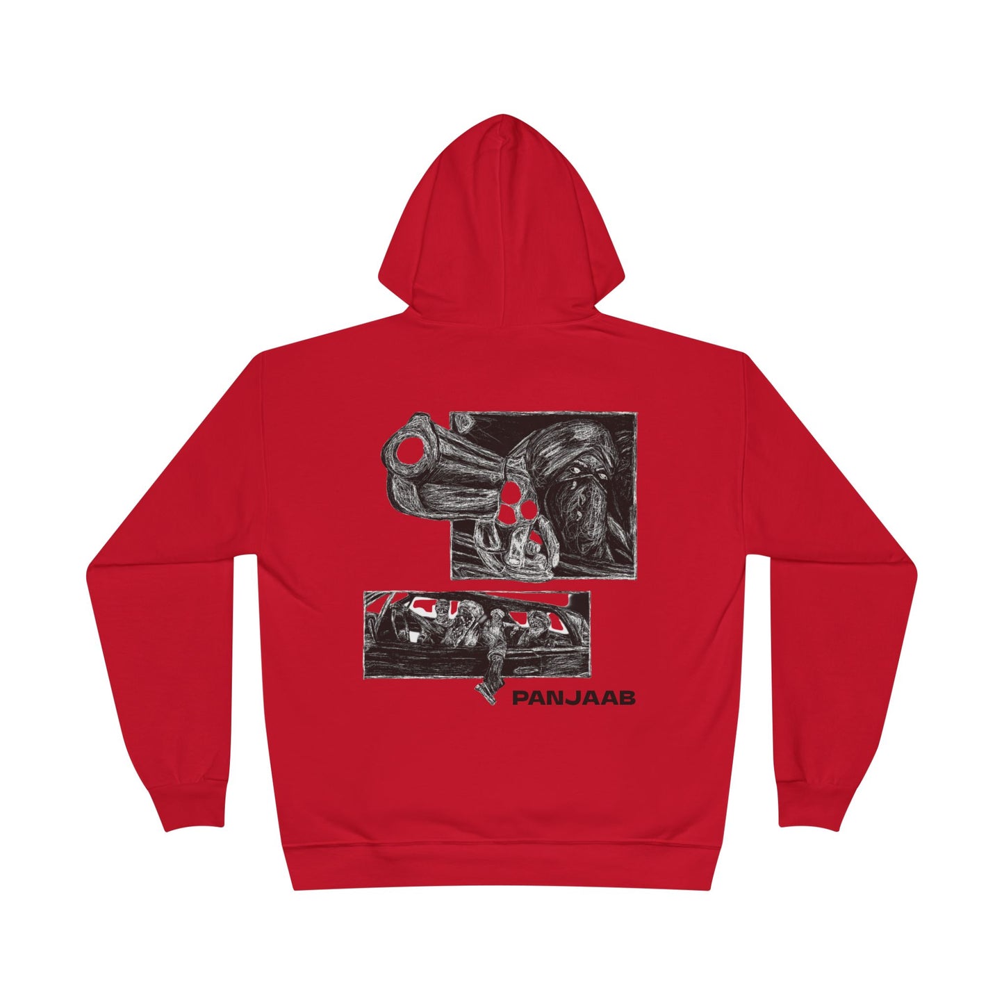 Punjabi Gangster Style Hoodie, Desi Hip Hop Hoodie, Urban Streetwear Hoodie, Bollywood Fashion Hoodie, Cool Punjabi Graphic Hoodie