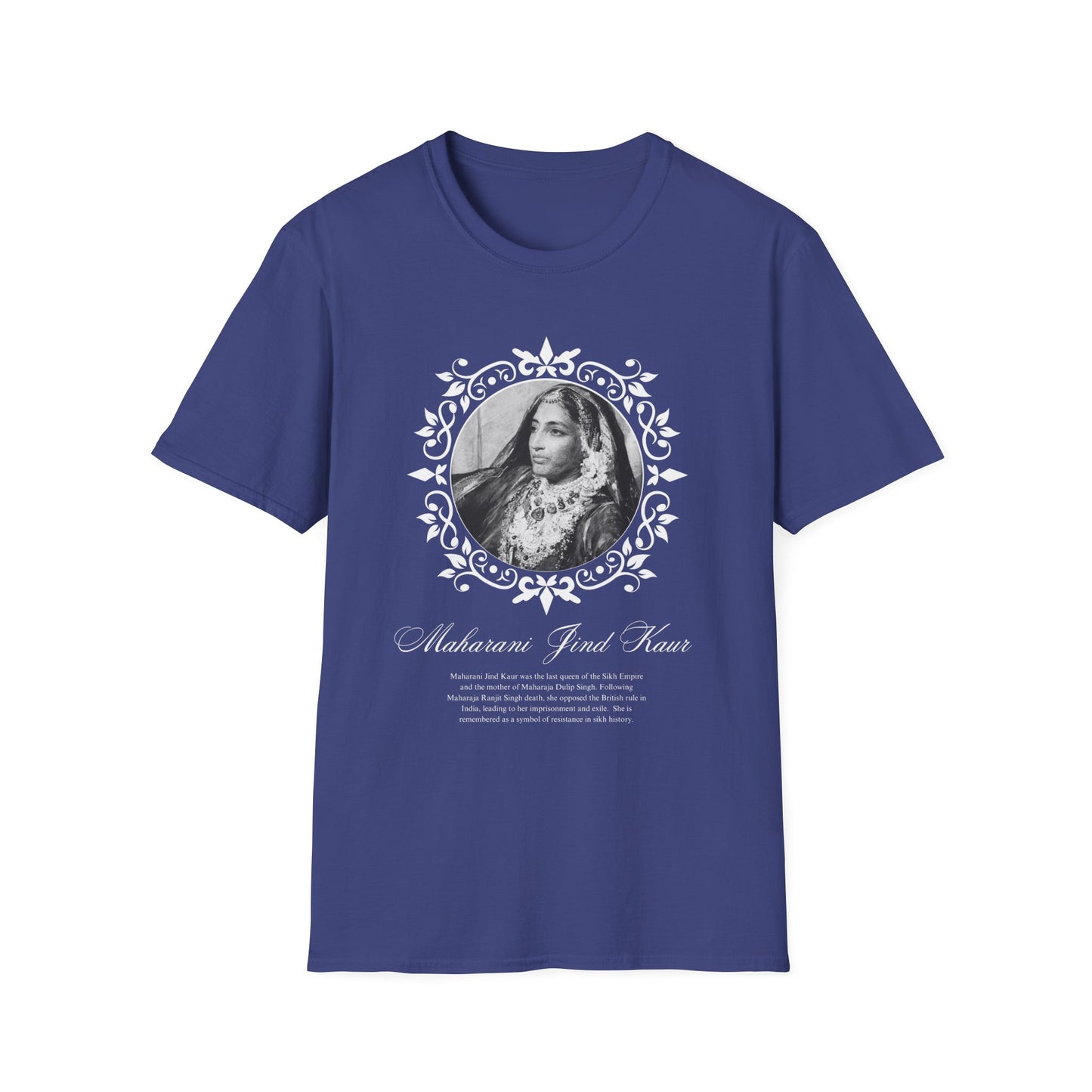 Maharani Jind Kaur T shirt, Punjabi Queen Tee, Indian History Shirt, Women's Graphic Top, South Asian Cultural Clothing