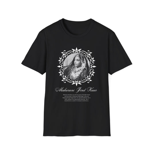 Maharani Jind Kaur T shirt, Punjabi Queen Tee, Indian History Shirt, Women's Graphic Top, South Asian Cultural Clothing