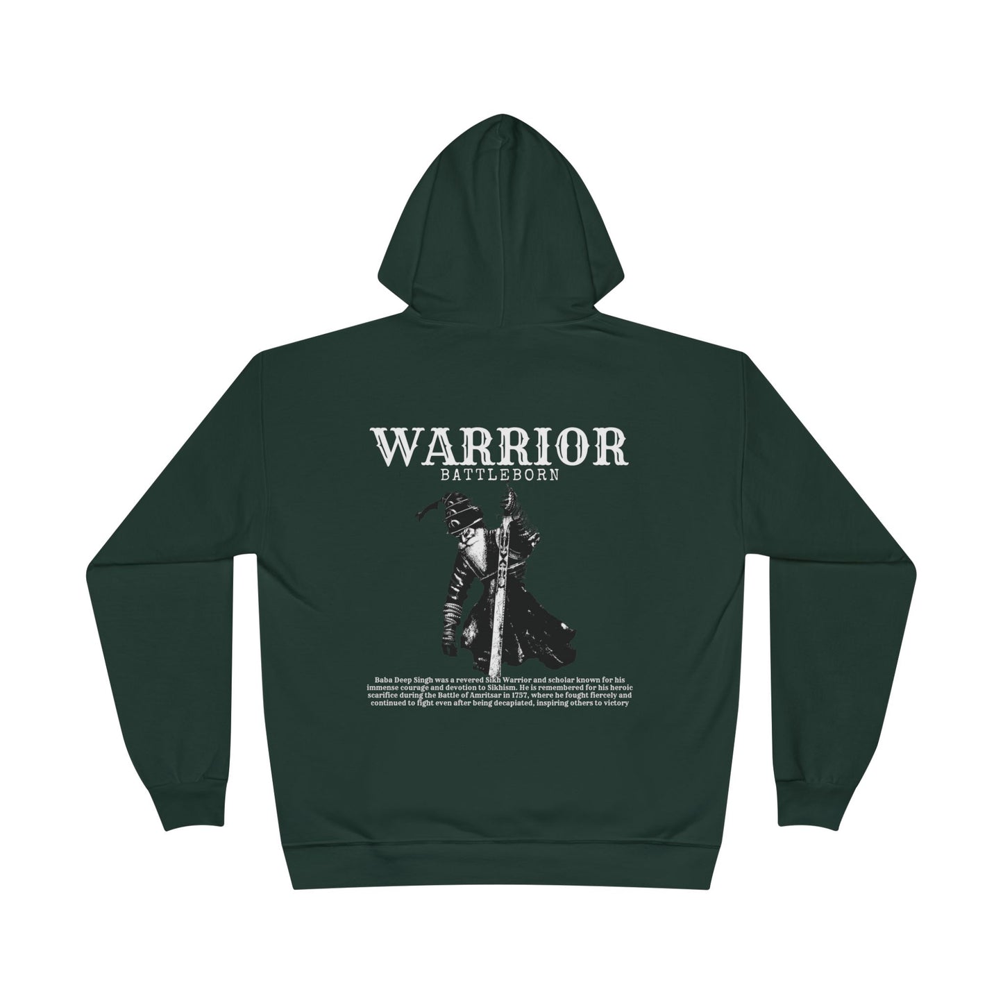 Baba Deep Singh Hoodie, Sikh punjabi Warrior, Punjabi Hoodie, Sikh Gift, Unisex Hoodie, Punjabi Pride Hoodie, Soft Cotton Hoodie