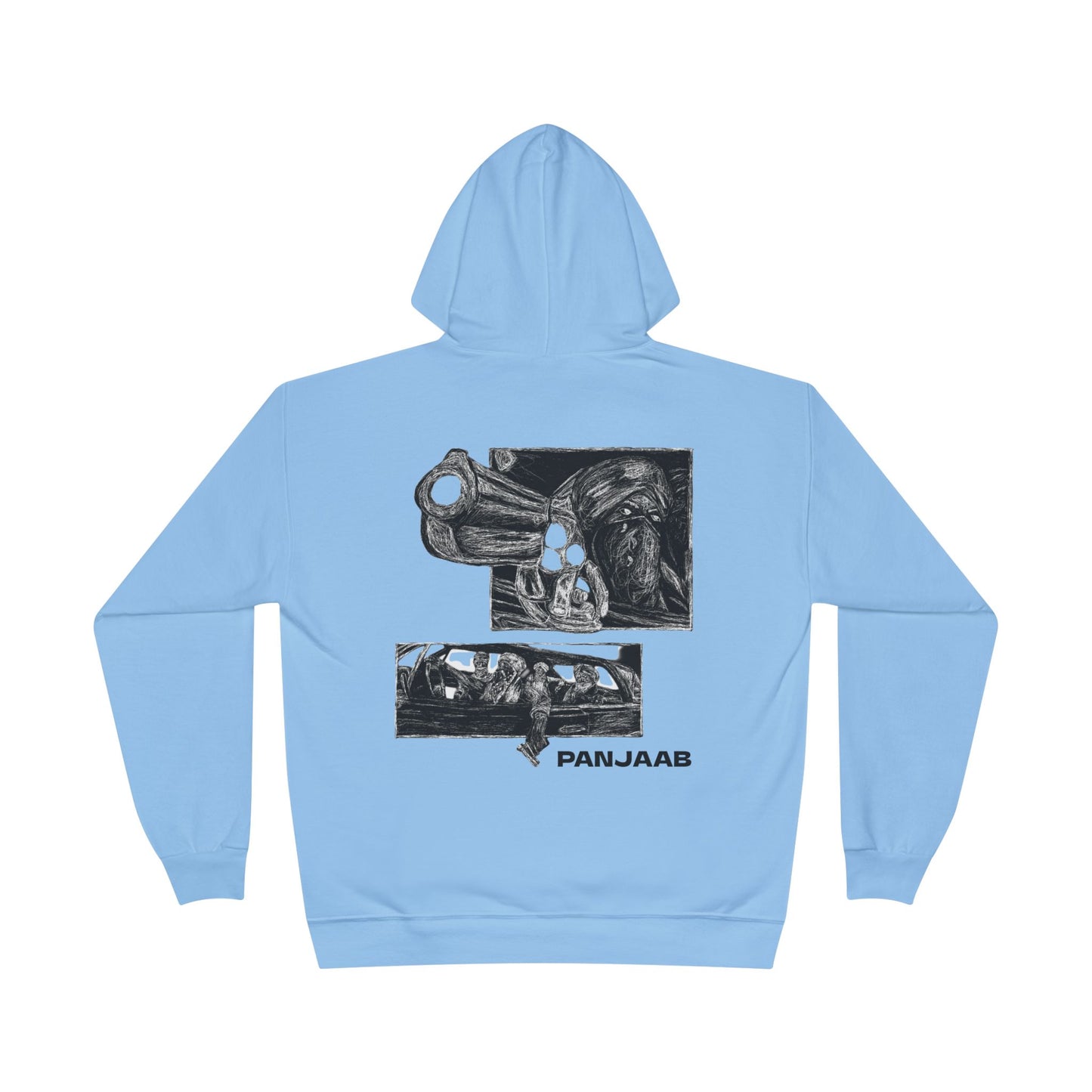 Punjabi Gangster Style Hoodie, Desi Hip Hop Hoodie, Urban Streetwear Hoodie, Bollywood Fashion Hoodie, Cool Punjabi Graphic Hoodie