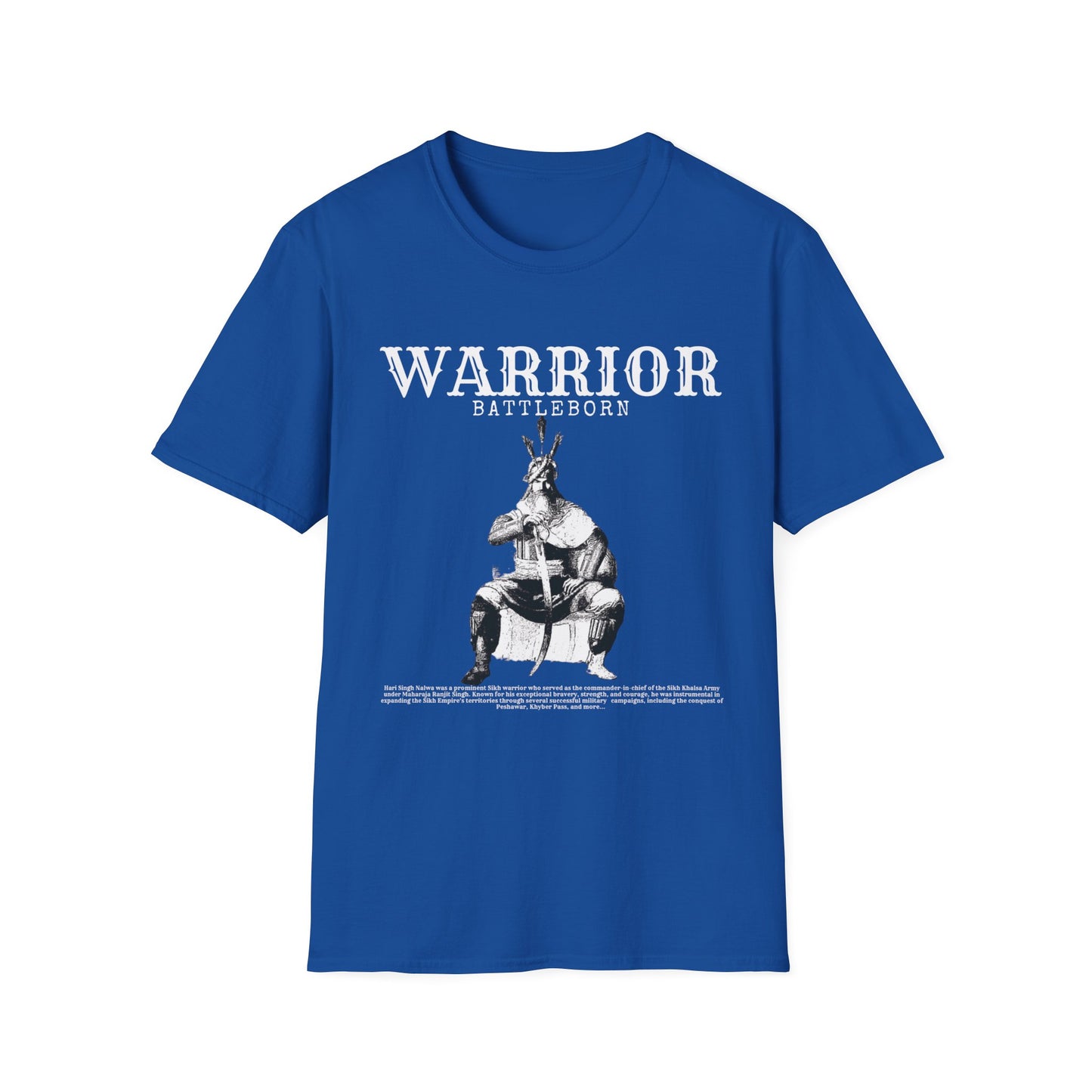 Hari Singh Nalwa Sikh T-Shirt, Punjabi Warrior Tee, Cultural Gift, Sikhism Apparel, India History Shirt