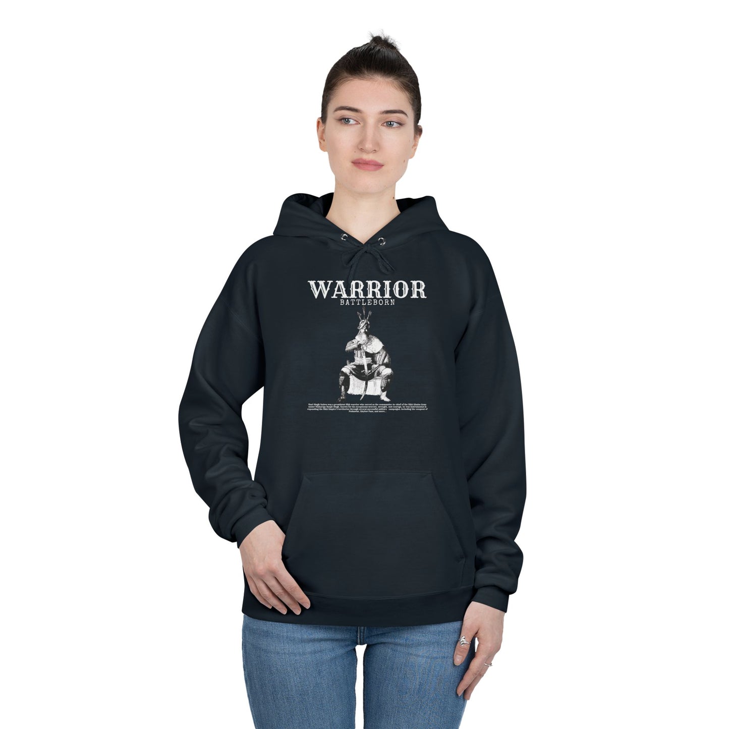 Hari Singh Nalwa Hoodie Sikh Warrior Tribute Apparel, Sikh Heritage Hoodie, Hari Singh Nalwa Design