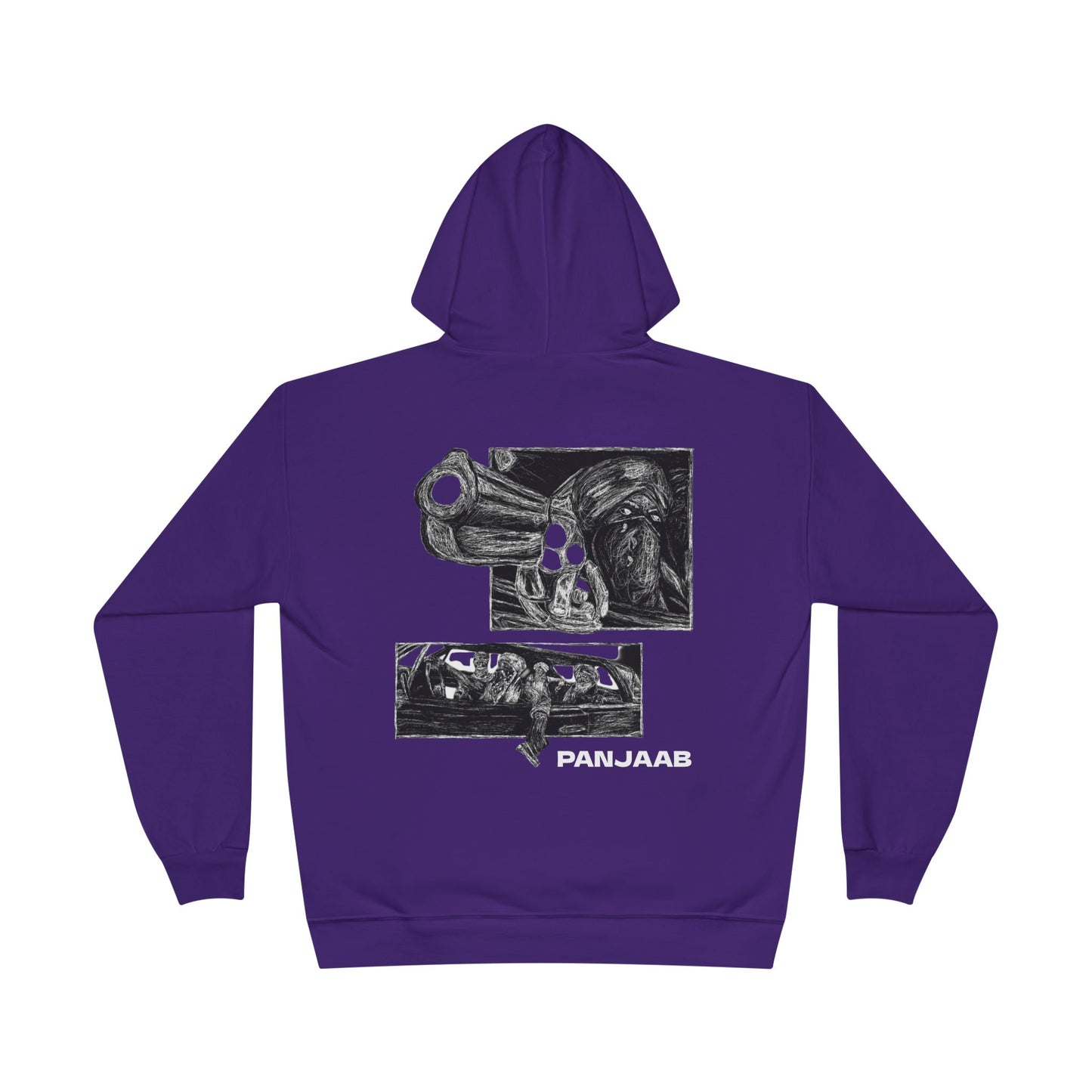 Punjabi Gangster Style Hoodie, Desi Hip Hop Hoodie, Urban Streetwear Hoodie, Bollywood Fashion Hoodie, Cool Punjabi Graphic Hoodie