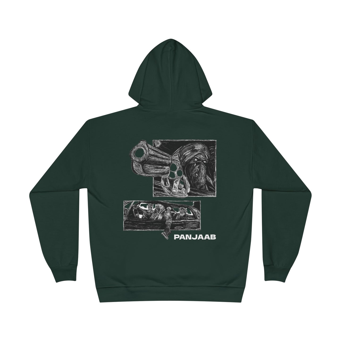 Punjabi Gangster Style Hoodie, Desi Hip Hop Hoodie, Urban Streetwear Hoodie, Bollywood Fashion Hoodie, Cool Punjabi Graphic Hoodie