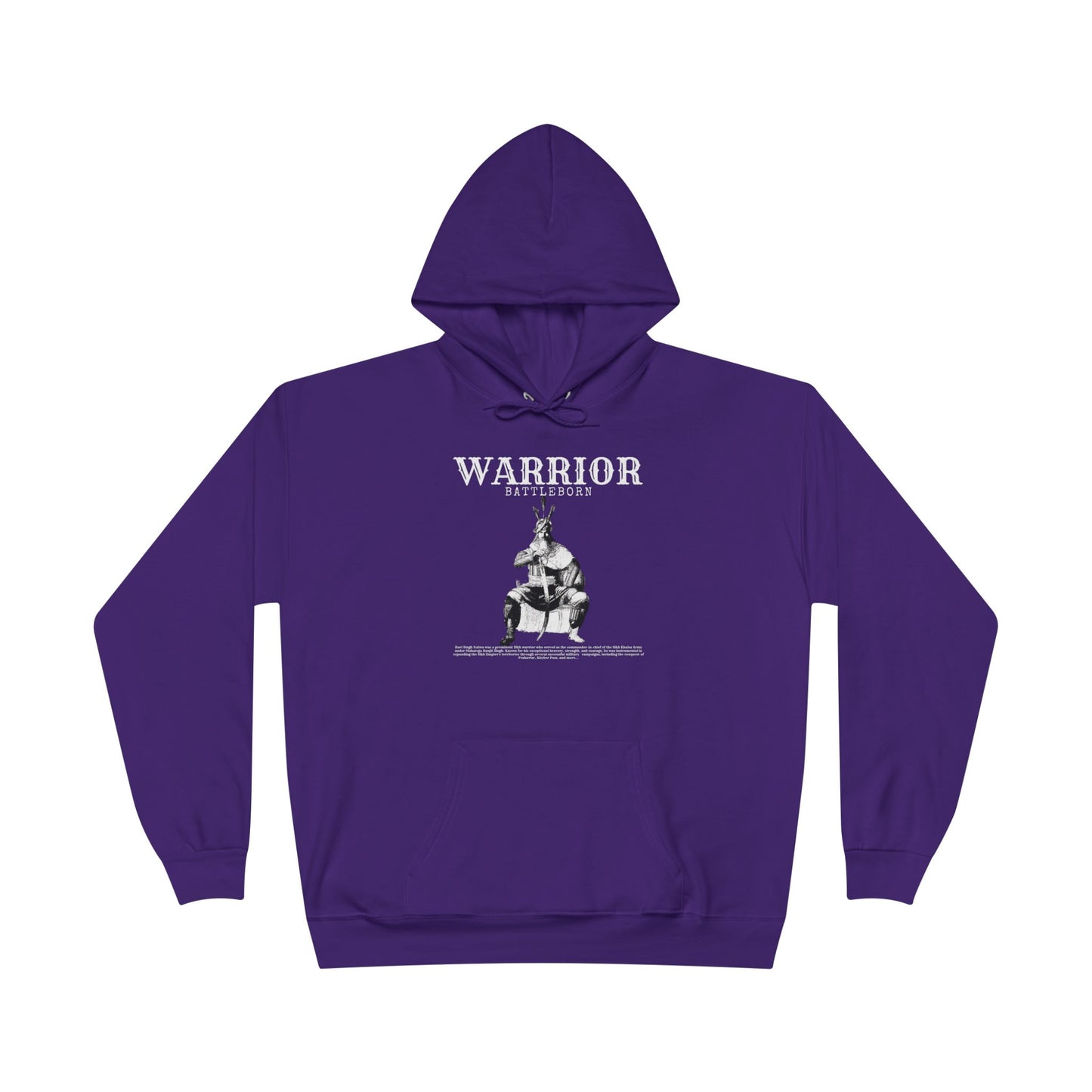 Hari Singh Nalwa Hoodie Sikh Warrior Tribute Apparel, Sikh Heritage Hoodie, Hari Singh Nalwa Design