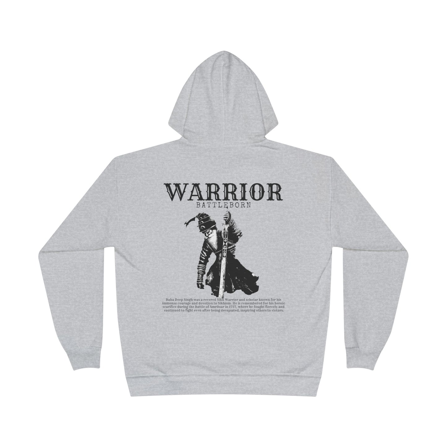 Baba Deep Singh Hoodie, Sikh punjabi Warrior, Punjabi Hoodie, Sikh Gift, Unisex Hoodie, Punjabi Pride Hoodie, Soft Cotton Hoodie