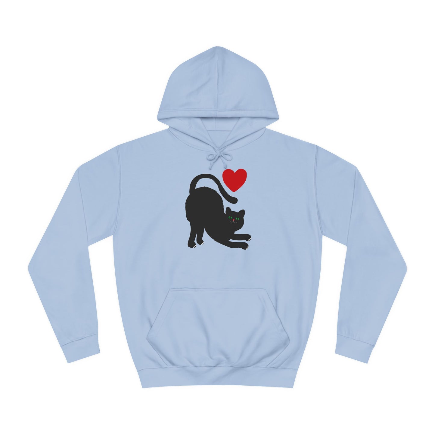 Funny Cat Love Hoodie, Cute Animal Sweatshirt, Kitten Graphic Jumper, Cat Lady Gift, Pet Lover Apparel
