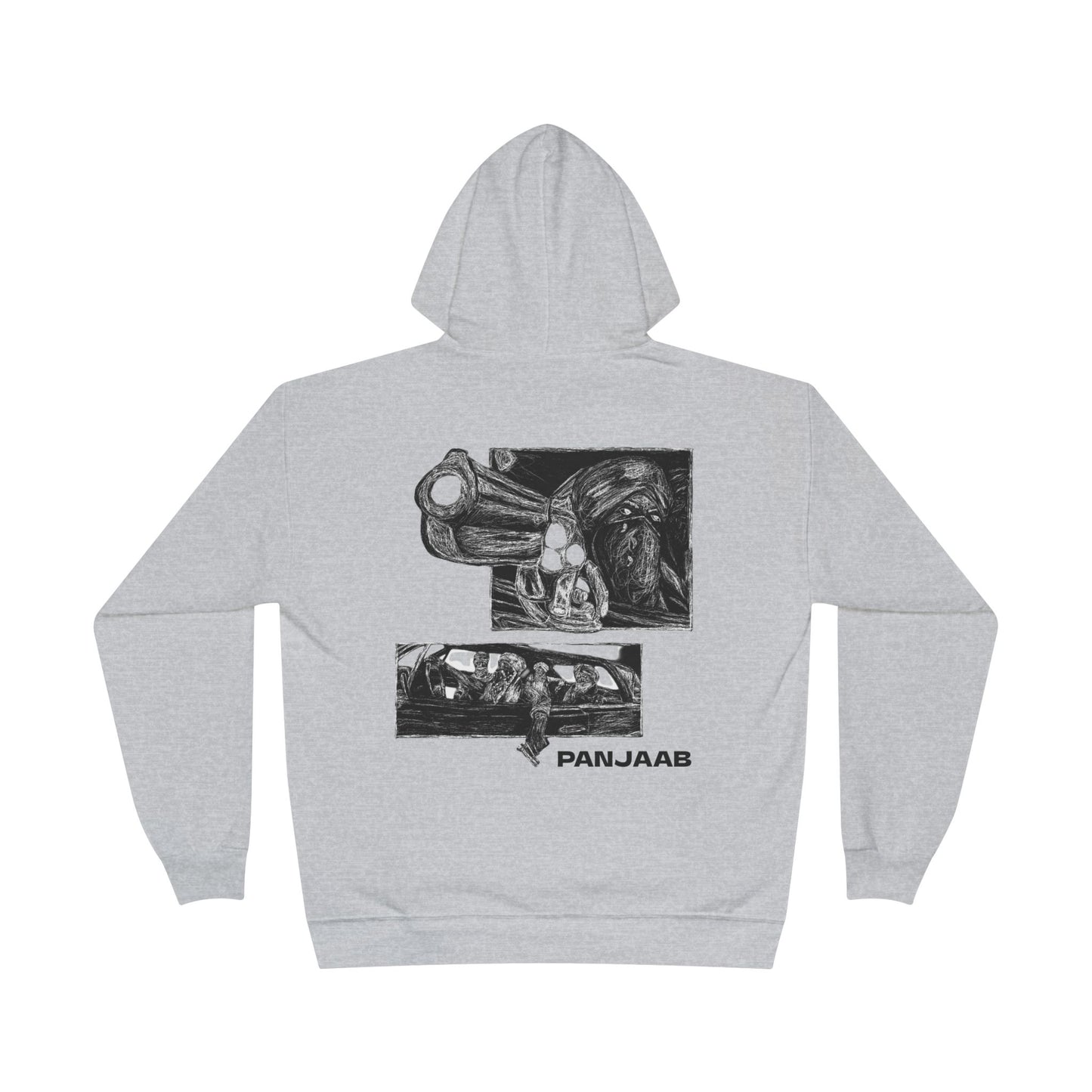 Punjabi Gangster Style Hoodie, Desi Hip Hop Hoodie, Urban Streetwear Hoodie, Bollywood Fashion Hoodie, Cool Punjabi Graphic Hoodie