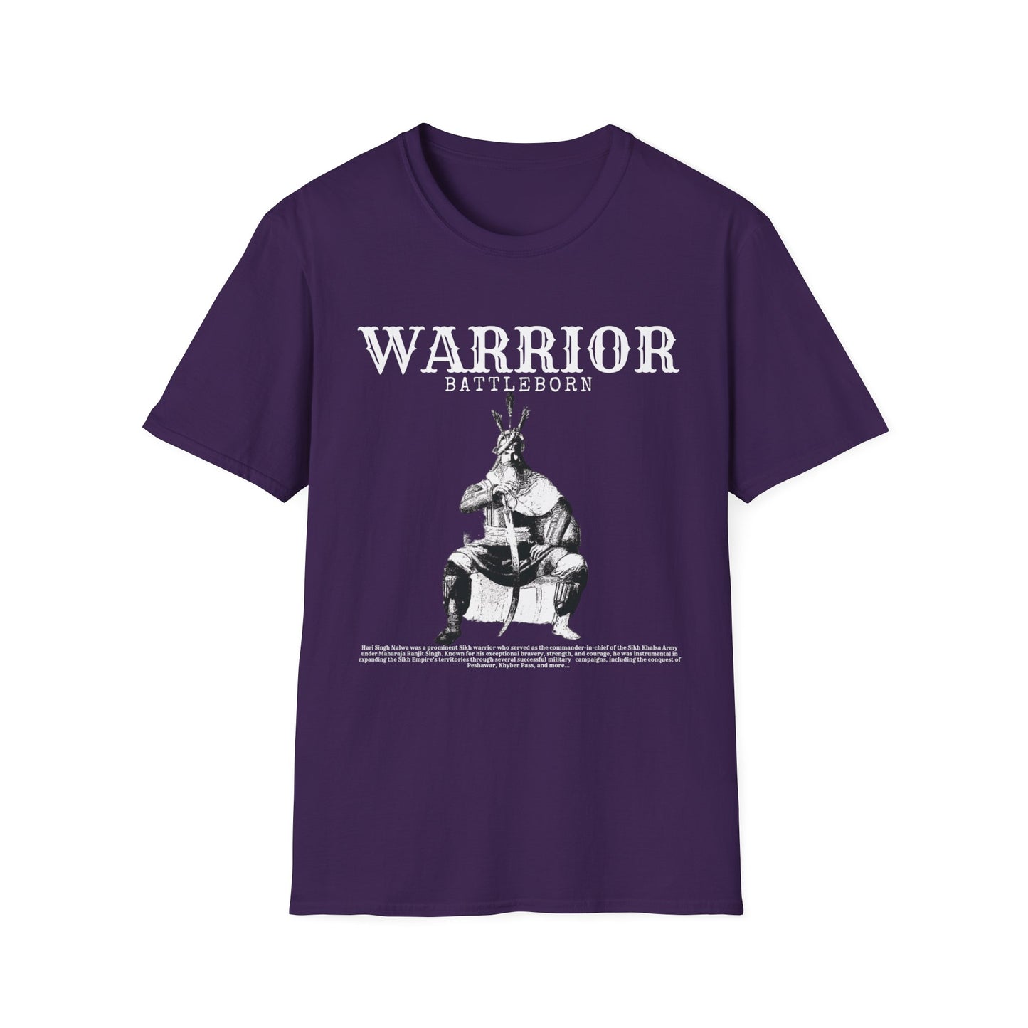 Hari Singh Nalwa Sikh T-Shirt, Punjabi Warrior Tee, Cultural Gift, Sikhism Apparel, India History Shirt