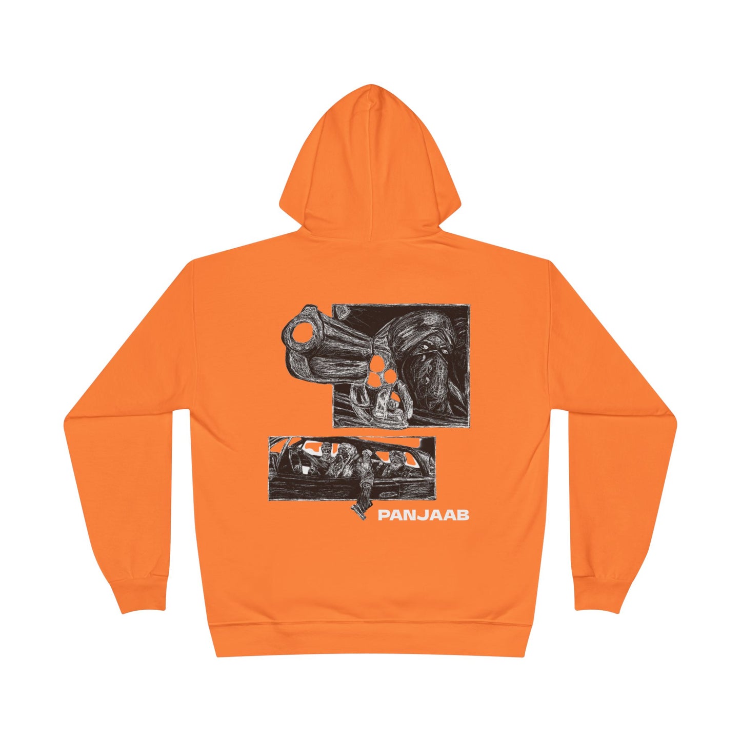 Punjabi Gangster Style Hoodie, Desi Hip Hop Hoodie, Urban Streetwear Hoodie, Bollywood Fashion Hoodie, Cool Punjabi Graphic Hoodie