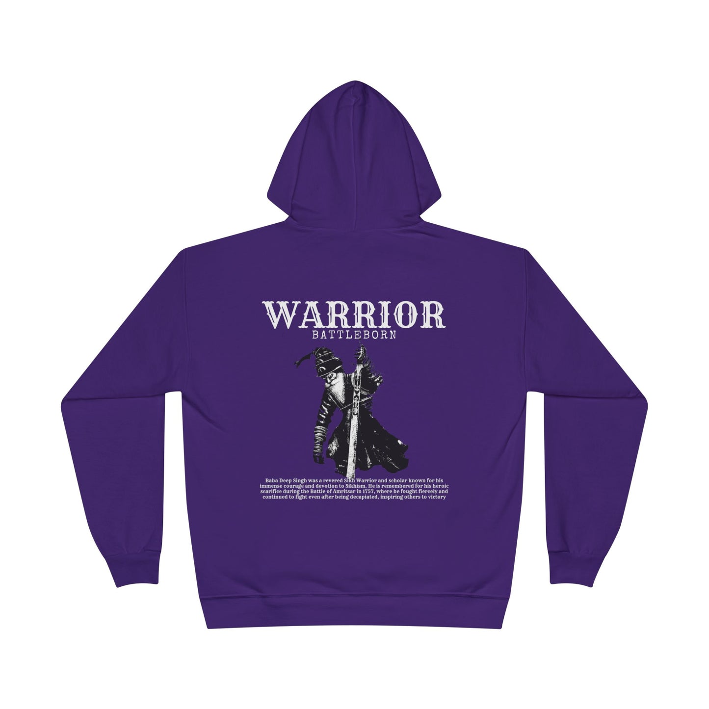 Baba Deep Singh Hoodie, Sikh punjabi Warrior, Punjabi Hoodie, Sikh Gift, Unisex Hoodie, Punjabi Pride Hoodie, Soft Cotton Hoodie