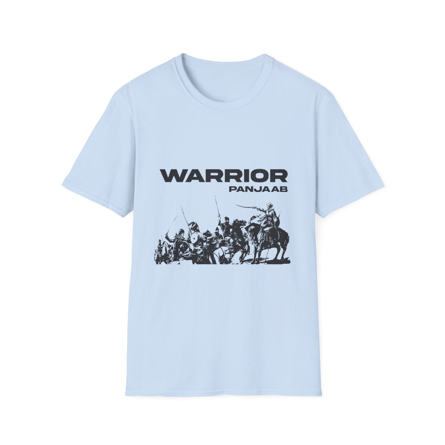 Warrior Punjab T-Shirt, Sikh Battle Scene Graphic Design, Punjabi Warrior T-Shirt, Punjab Historical Battle Art